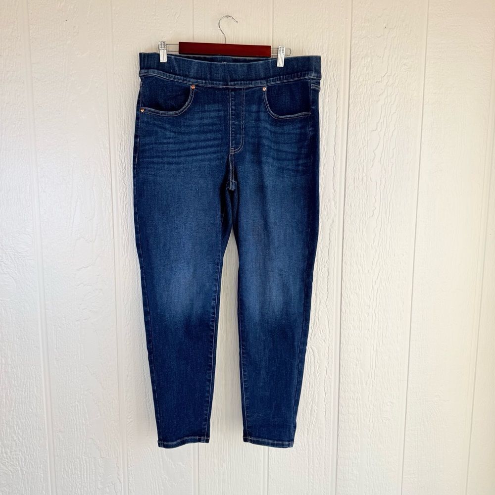 Lane Bryant Dark Blue High Rise pull in Jeggings